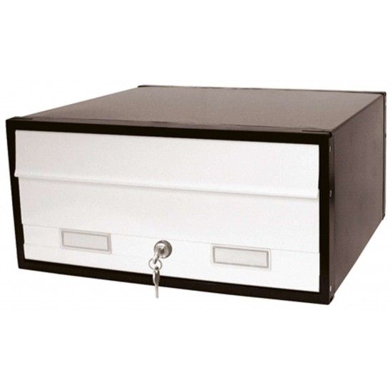 Caixa correio grande simples  PB01B preta ref� 179.0003 MACFER