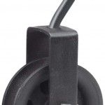 Roldana ferro fundido com gancho RGP-01  80mm preta ref� 175.0040 MACFER