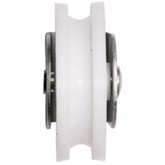 Corret� inox com roda nylon simples mf CR02 40x12mm (M6 51mm) ref� 175.0022 MACFER