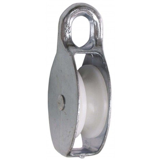 Moit�o niquelado com roda nylon 502 30mm ref� 175.0012 MACFER