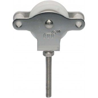 Corret� inox com roda nylon com guias mf CR01 40x12mm (M6 51mm) ref� 175.0021 MACFER