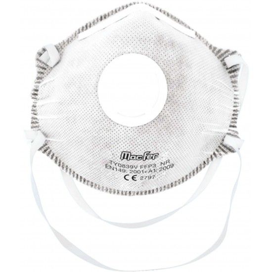 M�s. papel carb. act. c/ v�l. MacFer TY0839V FFP3 ref� 171.0007 MACFER