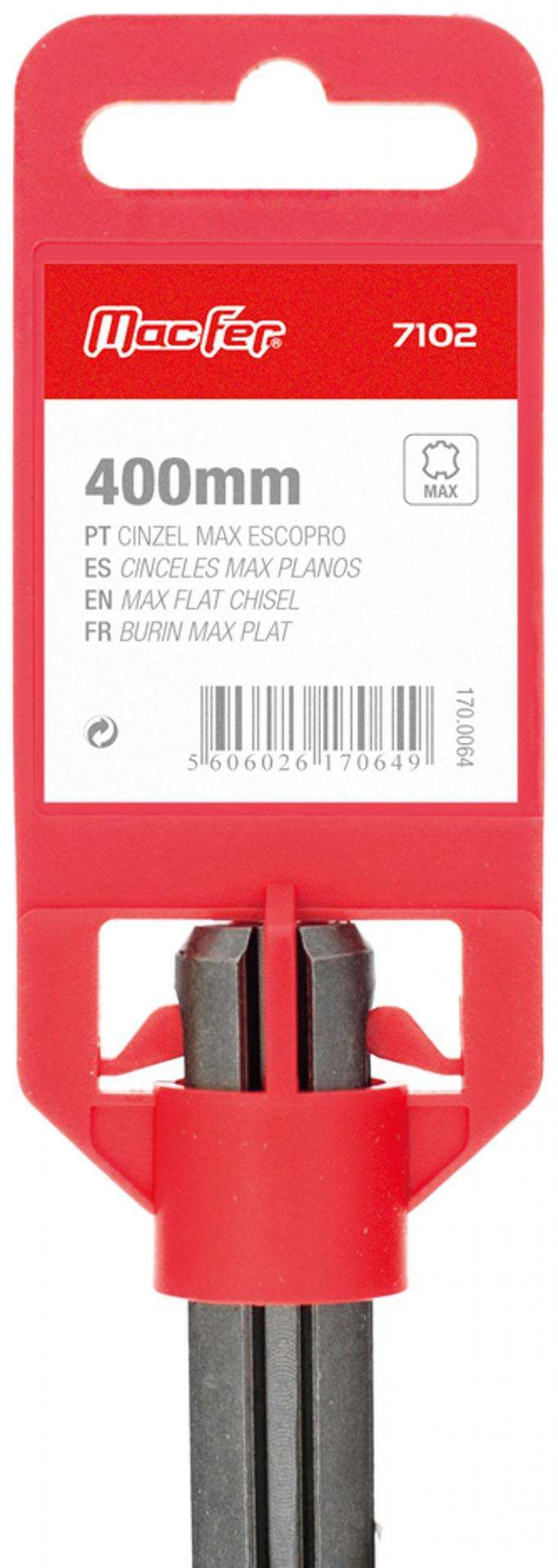 Cinzel MAX escopro MacFer 7102 600mm refª 170.0074 MACFER