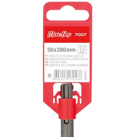 Cinzel Plus p� curva azulejo MacFer 7007 50x280mm ref� 170.0058 MACFER