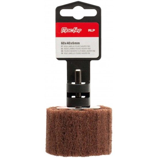 Roda lamelas polirco RLP 60x40x6 GR super fino ref� 166.0062 MACFER