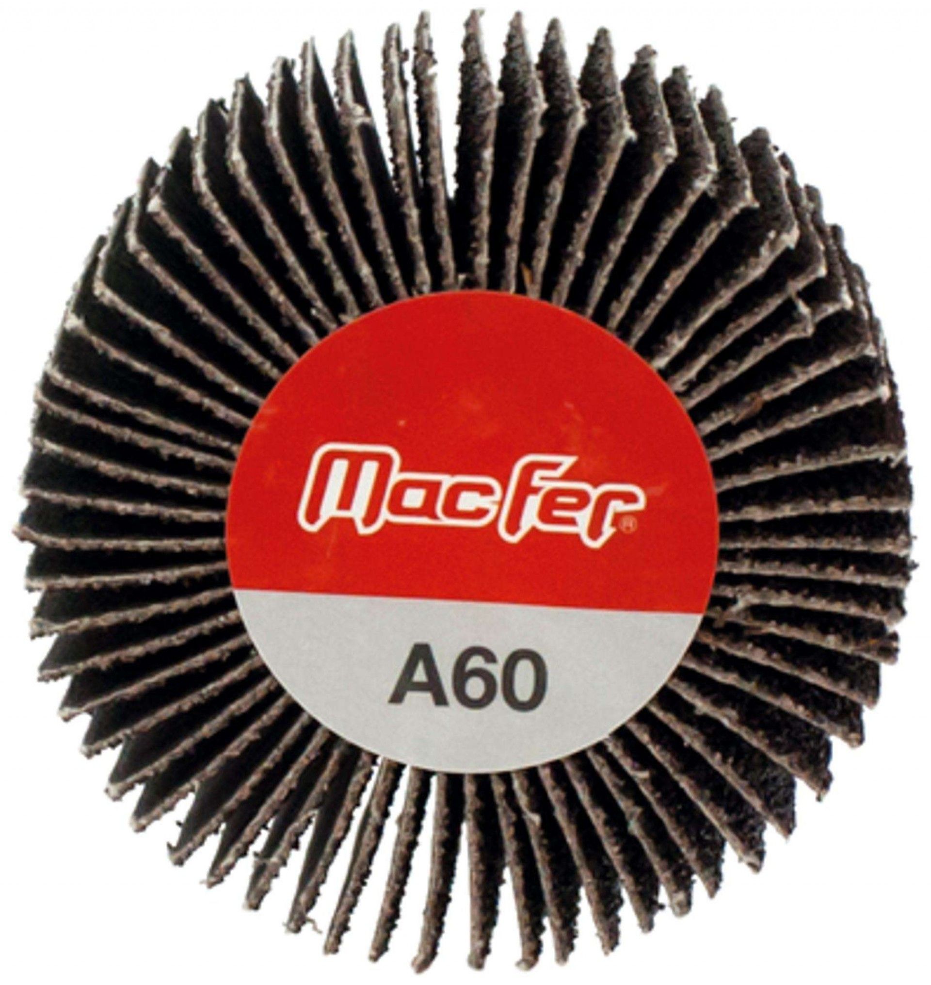 Roda lamelas lixa SFW 40x30x6mm A80 refª 165.0263 MACFER