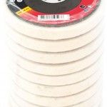 Disco feltro p/ polir MacFer PF 115x22,2mm ref� 165.0143 MACFER