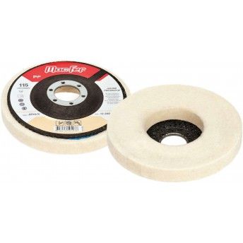 Disco feltro p/ polir MacFer PF 125x22,2mm ref� 165.0144 MACFER