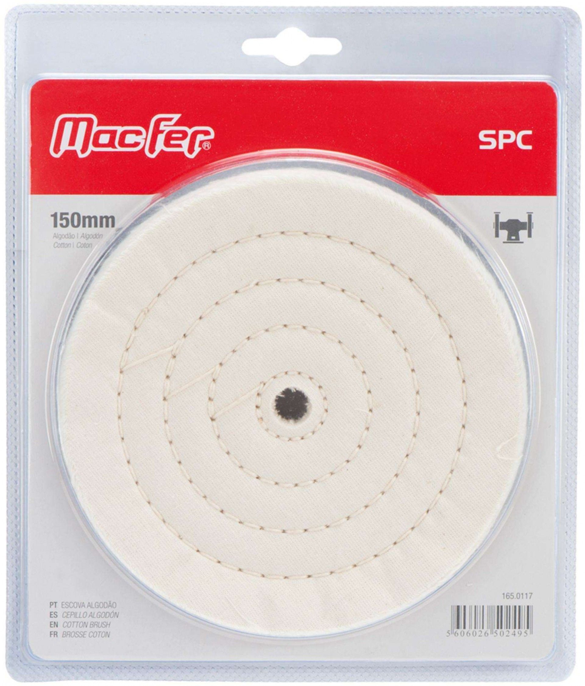 Escova algodão circular MacFer SPC 200mm refª 165.0118 MACFER