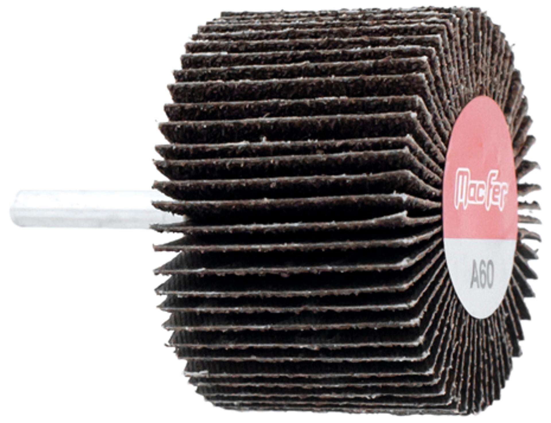 Roda lamelas lixa MacFer SFW 50x30x6mm A80 refª 165.0065 MACFER