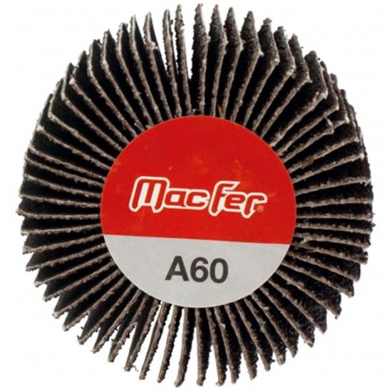 Roda lamelas lixa MacFer SFW 40x15x6mm   A60 ref� 165.0060 MACFER