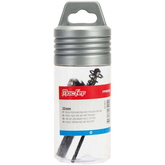 Fresa perfuradora rectificada HSS-M2 MacFer FPRHSS 22mm ref� 164.0011 MACFER