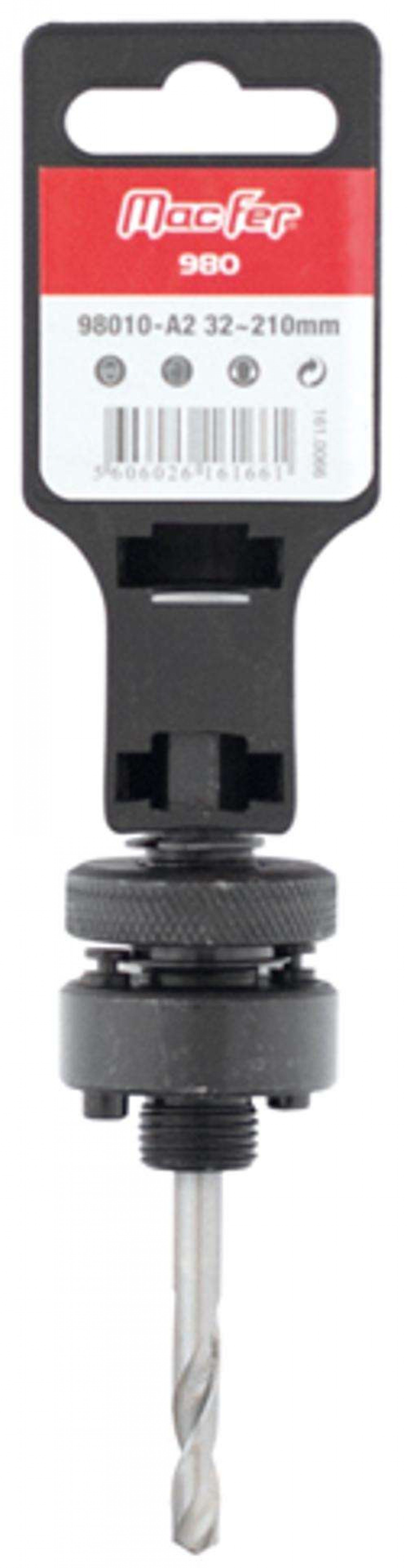 Suporte p/ cranianas bimetal Plus MacFer 98110-A4 32~210mm refª 161.0068 MACFER