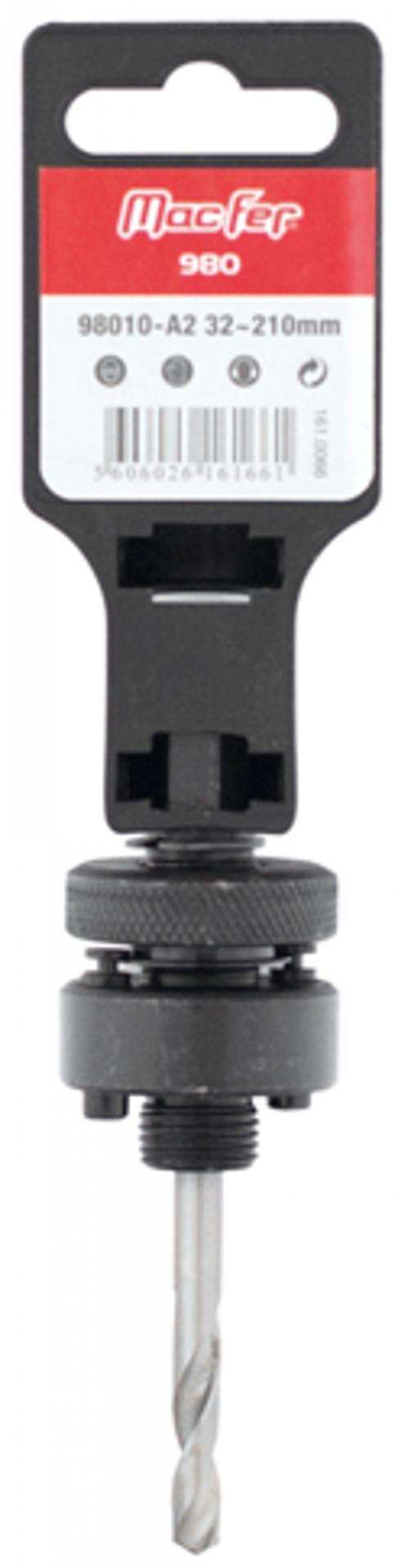 Suporte p/ cranianas bimetal sext. MacFer 98003-A1 14~30mm refª 161.0065 MACFER