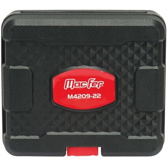 Jogo cranianas bimetal HSS-M42 M4209-22 9pçs refª 160.0073 MACFER Jogo cranianas bimetal HSS-M42 M4209-22 9pçs refª 160.0073 MACFER