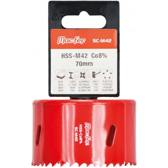 Serra craniana bimetal HSS-Cobalto 8% MacFer SC-M42 70mm refª 160.0038 MACFER Serra craniana bimetal HSS-Cobalto 8% MacFer SC-M42 70mm refª 160.0038 MACFER