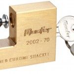 Cadeado rect. lat�o mf 2002-90-BL 90mm  ref� 150.0077 MACFER
