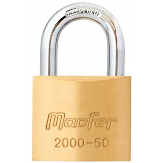 Cadeado argola normal lat�o mf 2000-40-KA2 40mm ref� 150.0047 MACFER