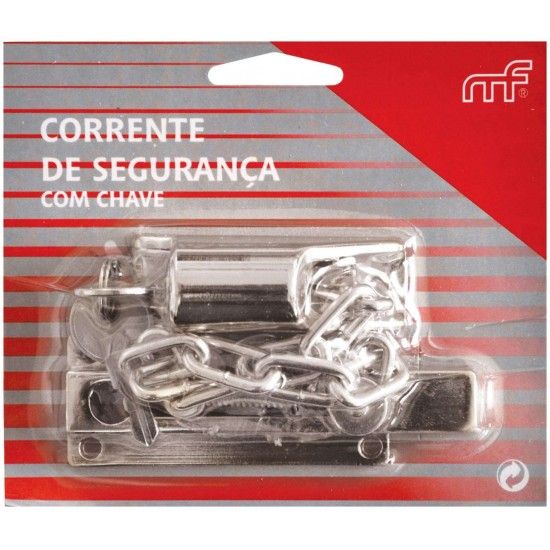 Corrente de seguran�a pregar � face c/ ch. mf 740 niq. ref� 140.0030 MACFER
