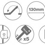Fechadura pregar á face 2 trancas MacFer DH7088 Dta refª 140.0010 MACFER Fechadura pregar á face 2 trancas MacFer DH7088 Dta refª 140.0010 MACFER