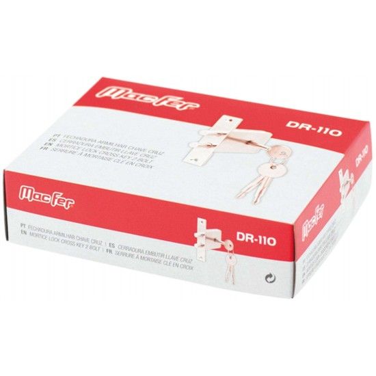 Fech. armilhar ch. cruz mf DR 110 refª 140.0001 MACFER Fech. armilhar ch. cruz mf DR 110 refª 140.0001 MACFER