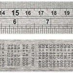 Escala de inox  1000x35x1.5mm ref� 139.0005