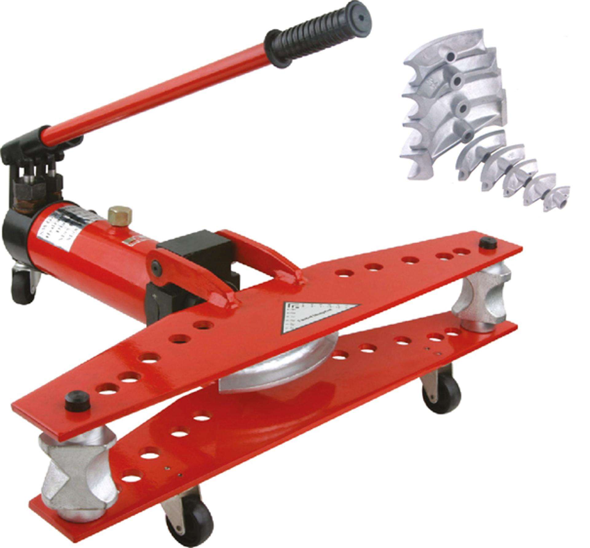 Máq. hid. virar tubo galv. c/ rodas MacFer SWG-2 1/2"~2" refª 136.0045 MACFER