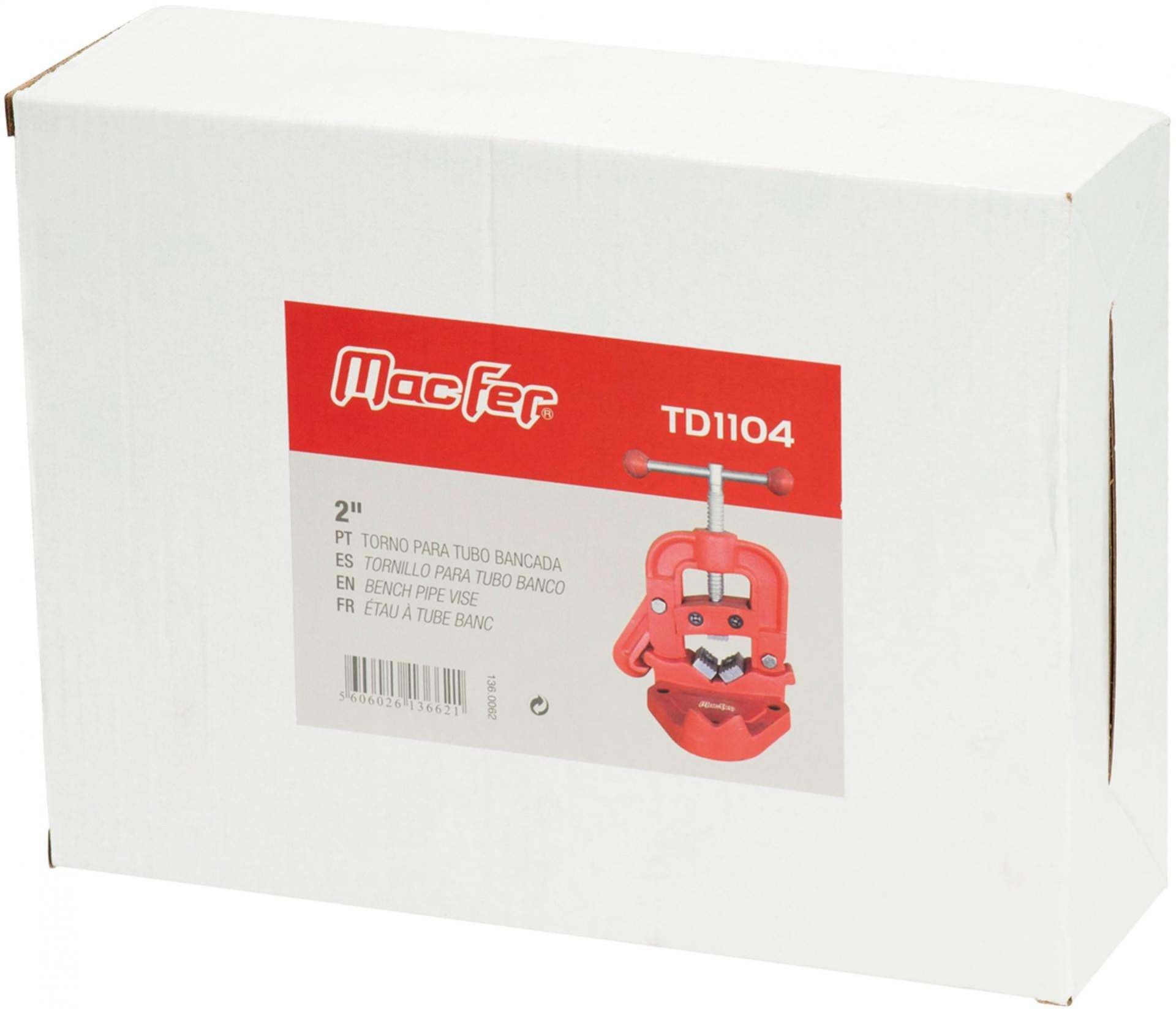 Torno p/ tubo bancada MacFer TD1104 2" refª 136.0062 MACFER