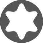 Bit sextavado 10mm T30x75mm ref� 134.0214