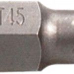 Bit sextavado torx BT33 10mm T25 30mm refª 134.0181 MACFER Bit sextavado torx BT33 10mm T25 30mm refª 134.0181 MACFER
