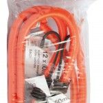 El�stico p/ amar. c/ ganchos MacFer EAC01 12x600mm laranja ref� 132.0095 MACFER