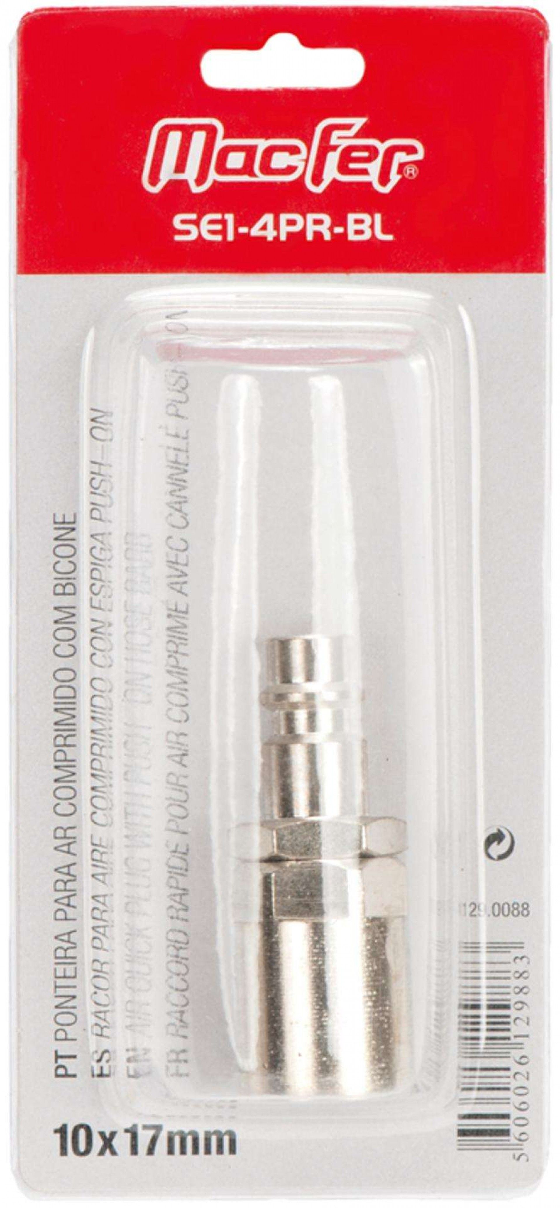 Pont. ar comp. c/ bicone MacFer SE1-3PR-BL 8x15mm refª 129.0087 MACFER