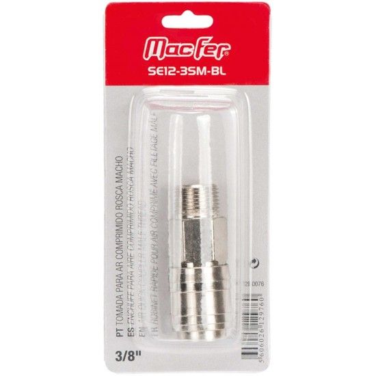Bucha rápida universal 3/8 Macho refª 129.0076 Bucha rápida universal 3/8 Macho refª 129.0076