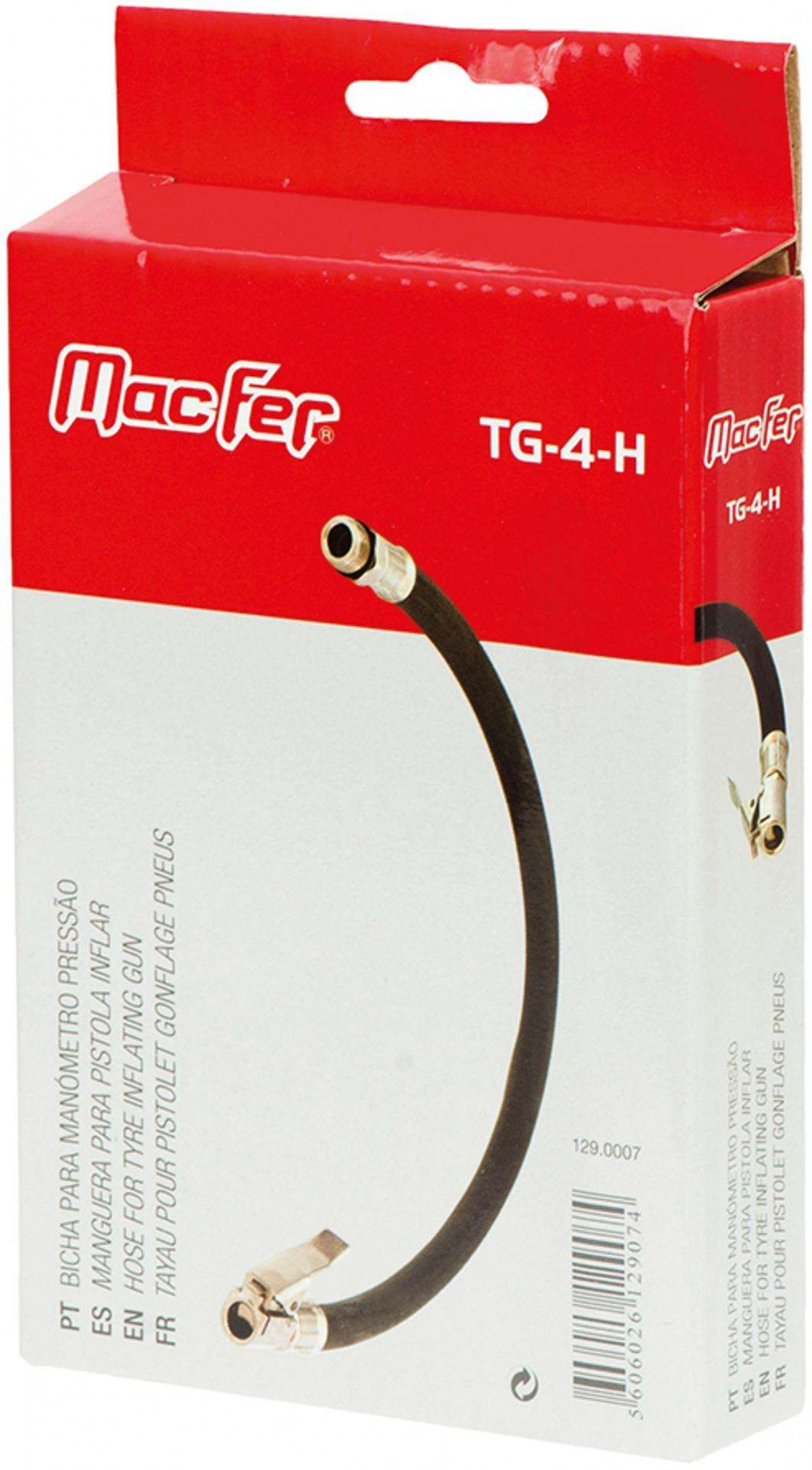 Bicha p/ manómetro pressão TG-4-H refª 129.0007 MACFER