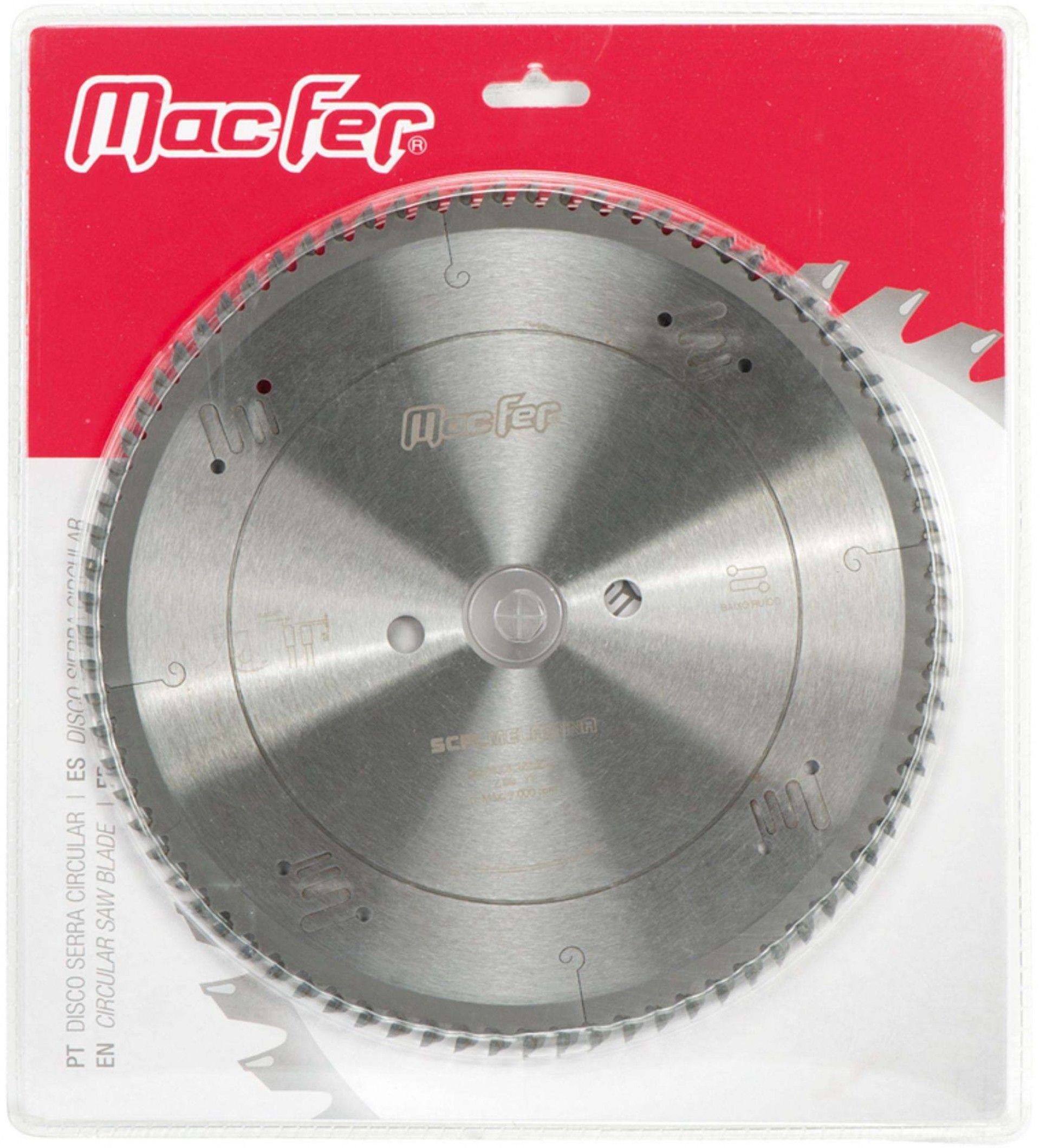 Disco serra circular p/ melamina MacFer SCPL 250x30mm Z80 refª 125.0023 MACFER