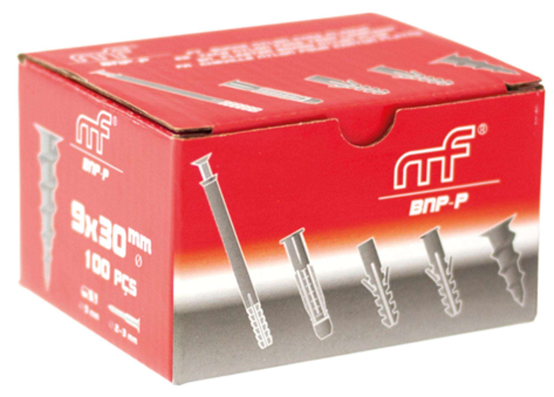 Bucha nylon p/ pladur mf BNP-P 9x30mm refª 121.0052 MACFER