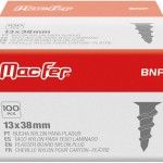 Bucha nylon p/ pladur mf BNP 13x38mm 100p� ref� 121.0053 MACFER