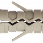 Bucha nylon c/ gola mf BN-GM 14x100mm  ref� 121.0008 MACFER