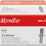 Bucha nylon simples mf BN-S   8mm  100p� ref� 121.0004 MACFER
