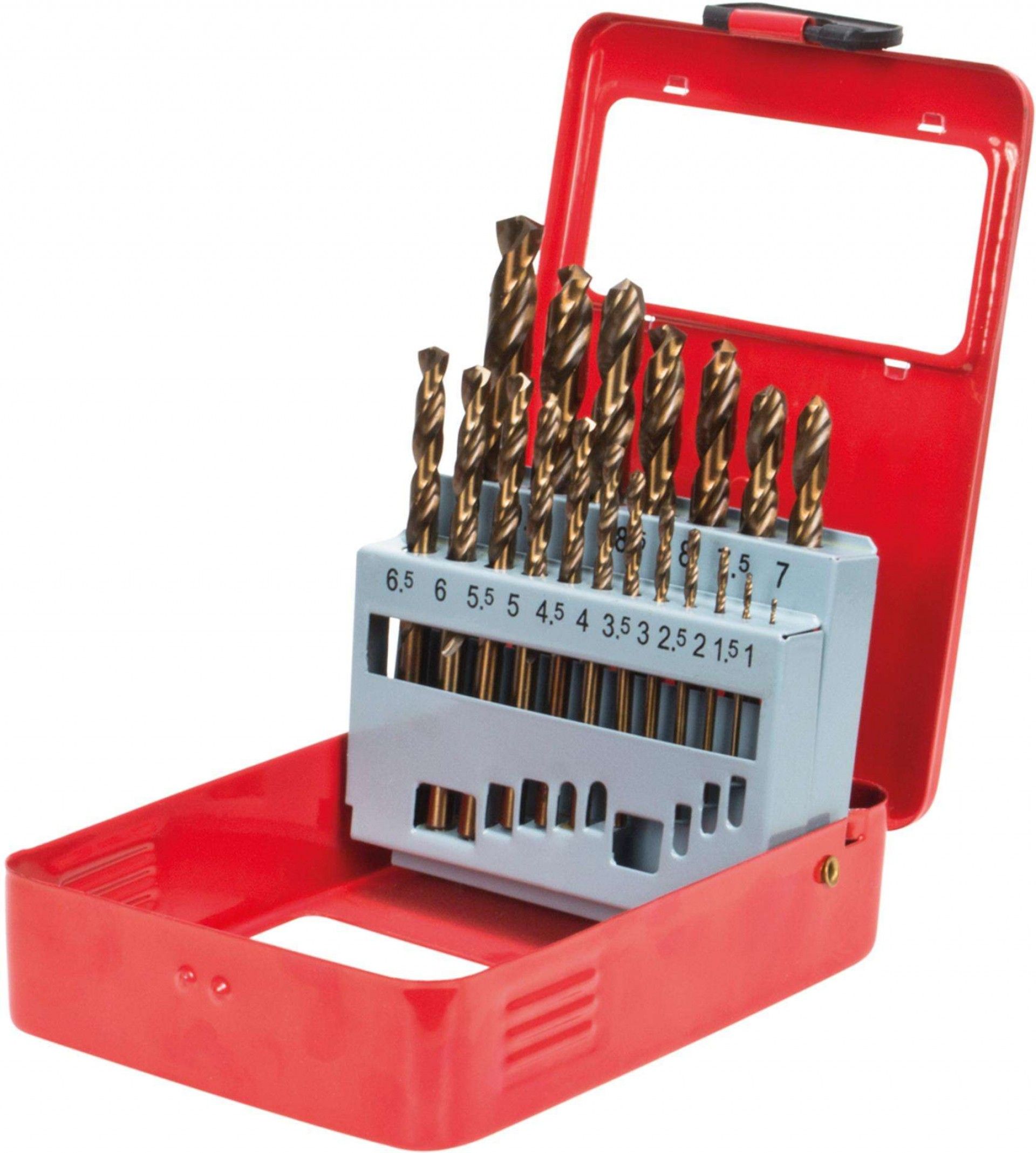 Jg. brocas cil. MacFer HSS-Cobalto-025 1~13mm 25pçs refª 118.0091 MACFER