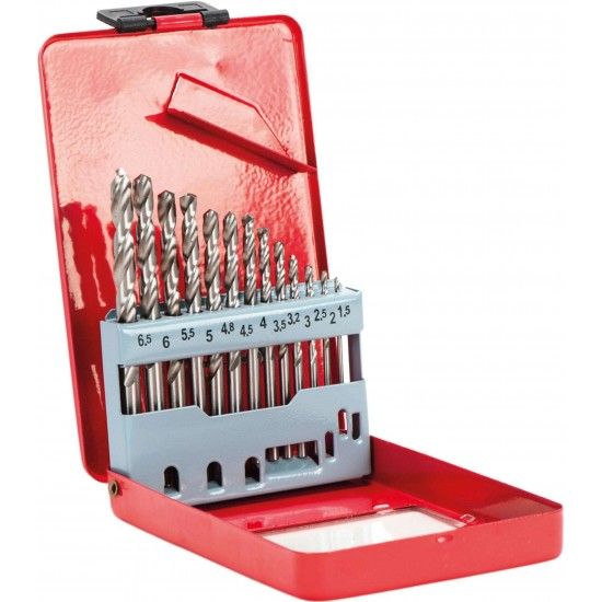 Jg. brocas cil. MacFer HSS-M2-013 1,5~6,5mm 13p�s ref� 117.0088 MACFER