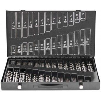 Cx. stock brocas cil. MacFer HSS-M2-170 1~10mm 170p�s ref� 117.0092 MACFER