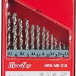 Jg. brocas cil. MacFer HSS-M2-013 1,5~6,5mm 13p�s ref� 117.0088 MACFER