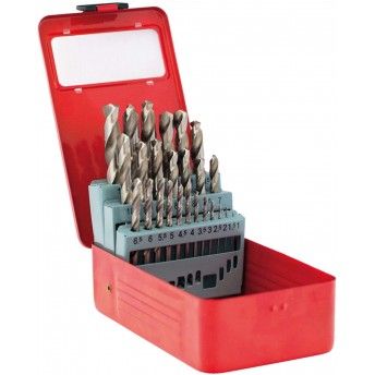 Jg. brocas cil. MacFer HSS-M2-025 1~13mm 25p�s ref� 117.0091 MACFER