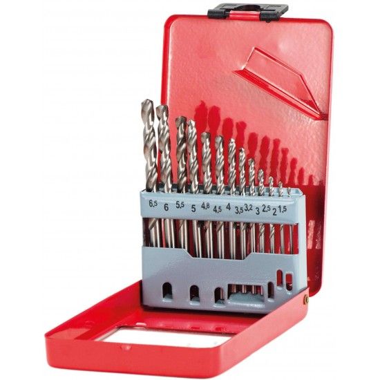 Jg. brocas cil. MacFer HSS-M2-013 1,5~6,5mm 13p�s ref� 117.0088 MACFER