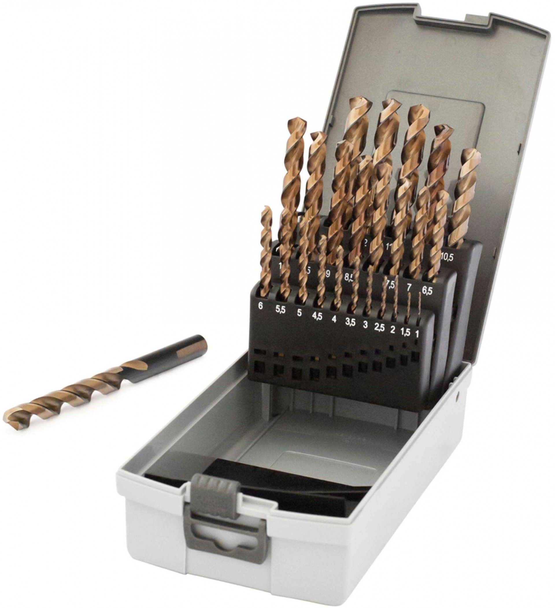 Jg. brocas cil. MacFer HSS-Multinox-025 1~13mm 25pçs refª 116.0091 MACFER