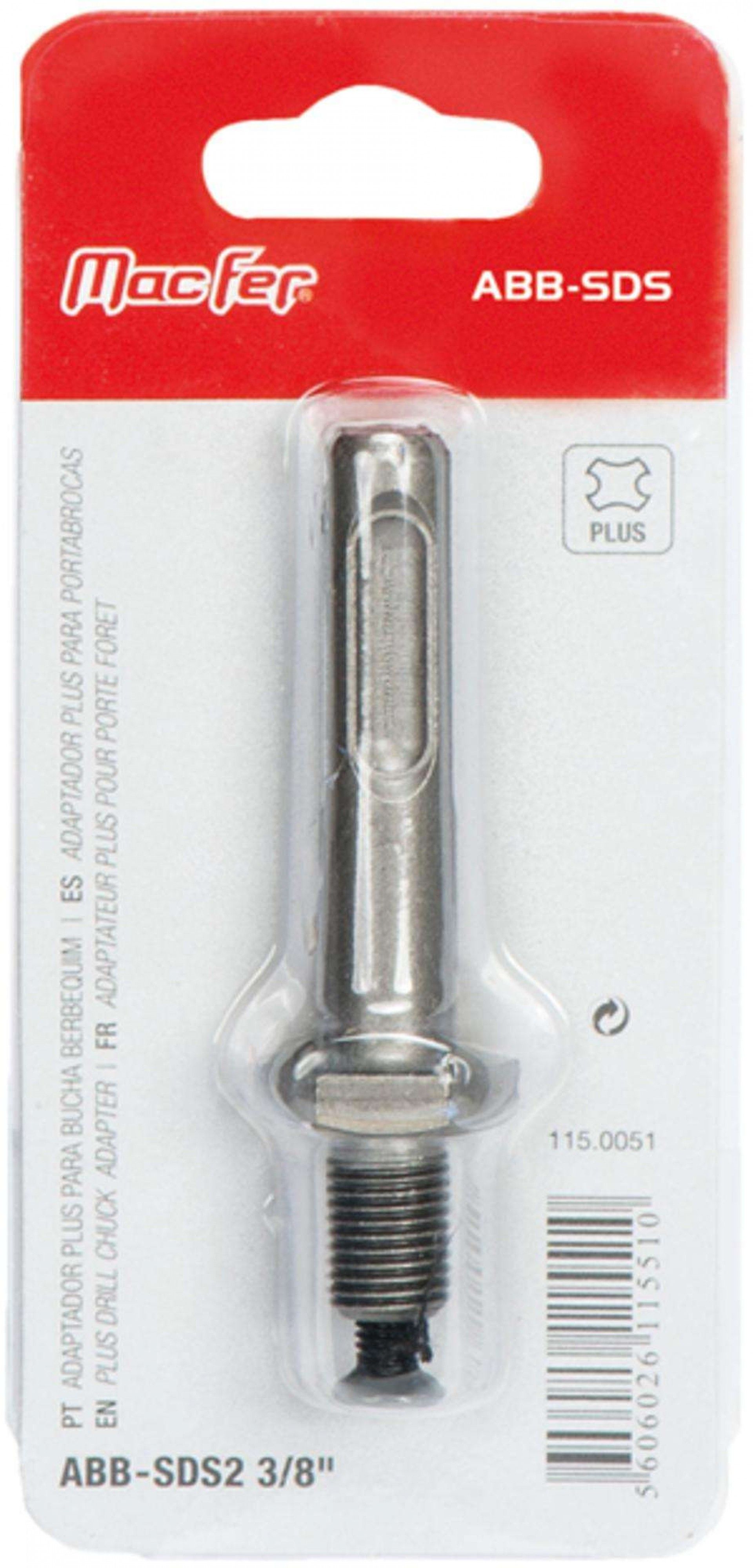 Adaptador Plus p/ bucha berbequim MacFer ABB-SDS3 1/2" refª 115.0050 MACFER
