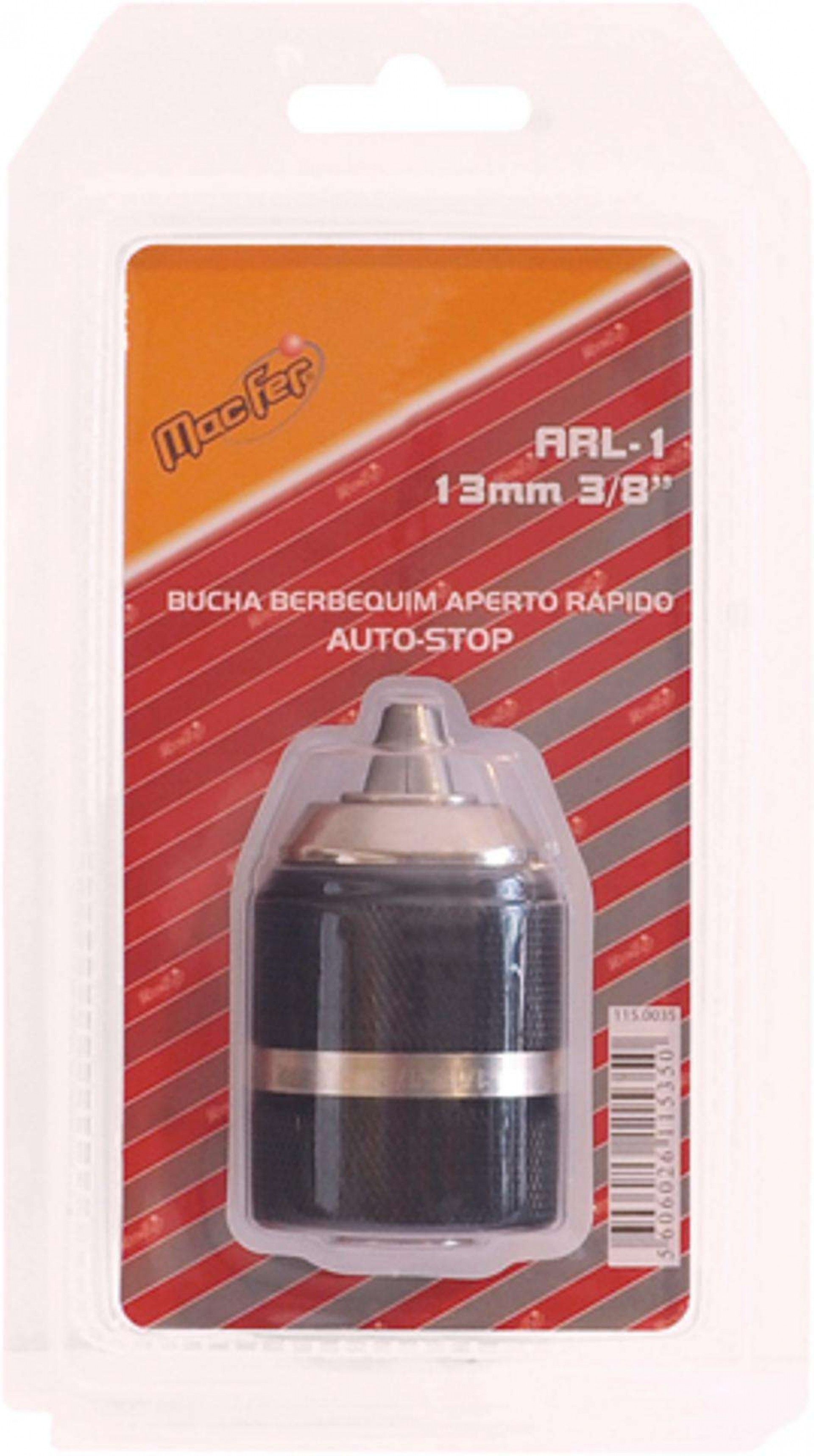 Bucha berbequim a. rápido Auto-Stop MacFer ARL-12 13mm 3/8" refª 115.0035 MACFER