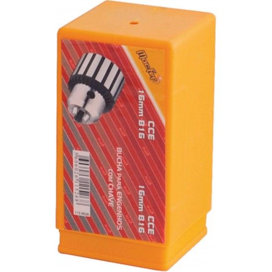 Bucha p/ engenhos c/ ch. MacFer CCE 16mm B16 ref� 115.0026 MACFER