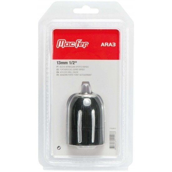 Bucha berbequim a. r�pido MacFer ARA3 13mm 1/2" ref� 115.0013 MACFER